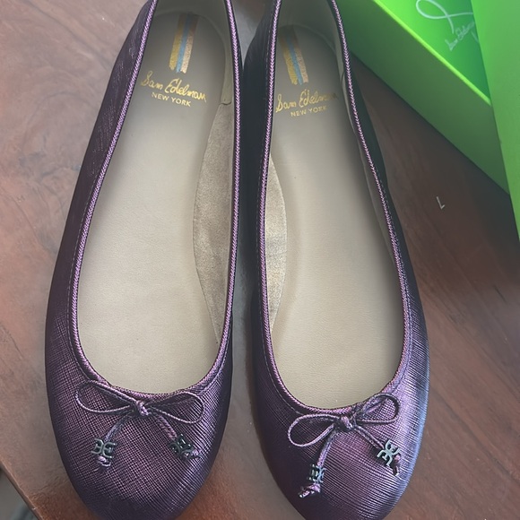 Sam Edelman Felicia Luxe Ballet Flat in Orchid New - Picture 5 of 7